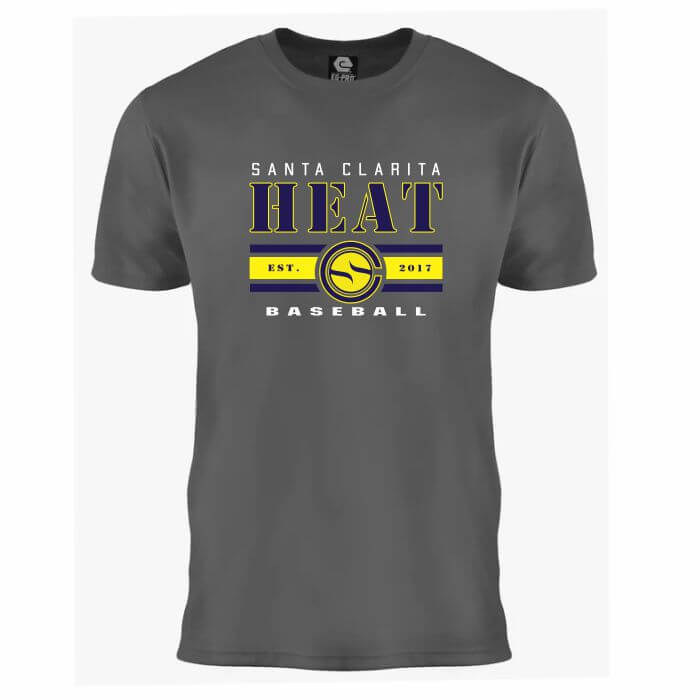 charcoal dryfit big logo
