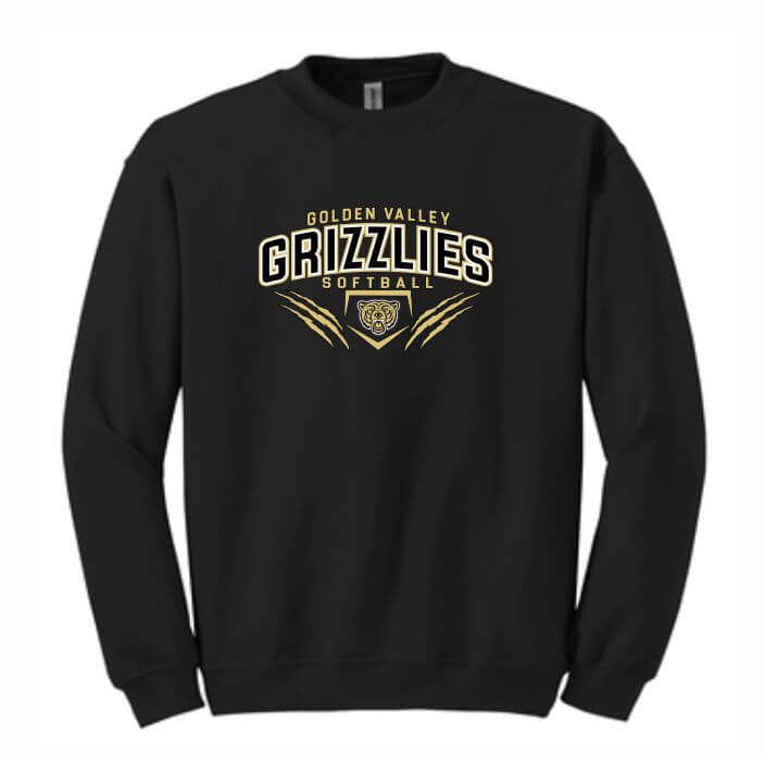 Black crewneck sweatshirt