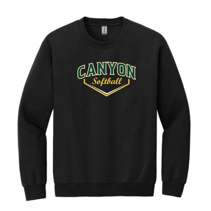 Black crewneck sweatshirt