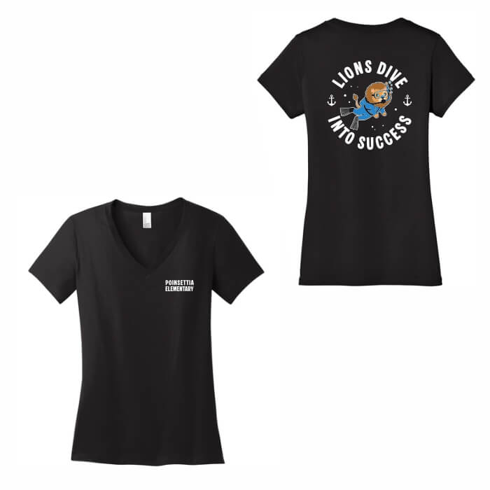 Black ladiesvneck