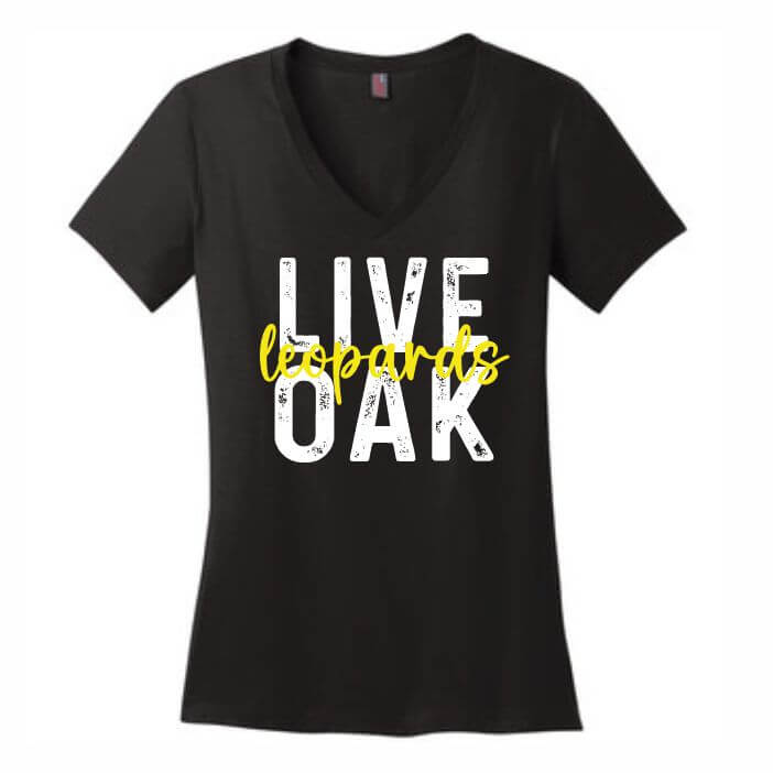 Liveoak Black lady vneck