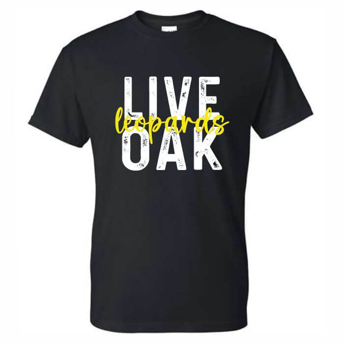 Liveoak Black tee