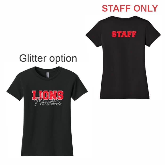 Staff Crewneck tee Glitter