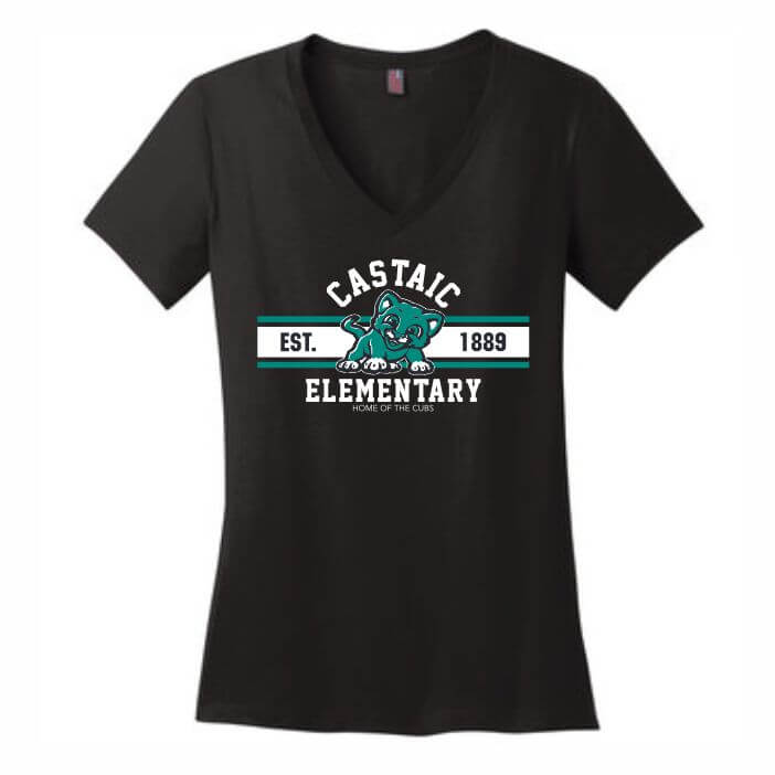 Black lady vneck