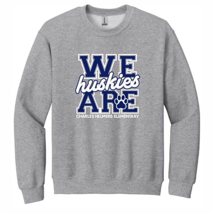 Grey crewneck sweatshirt