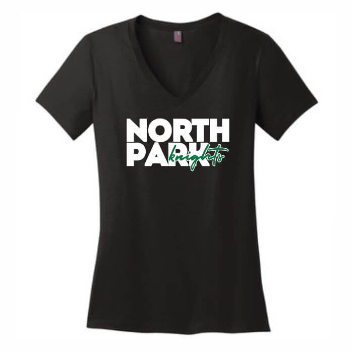 Knight Black lady vneck