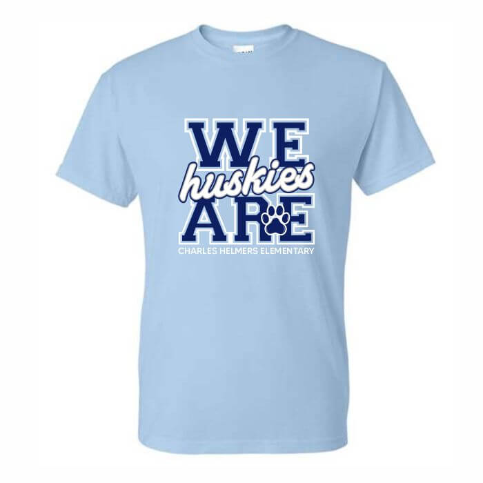 Light blue we are huskies