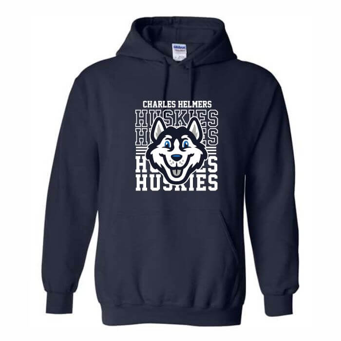 Navy hood sweatshirt