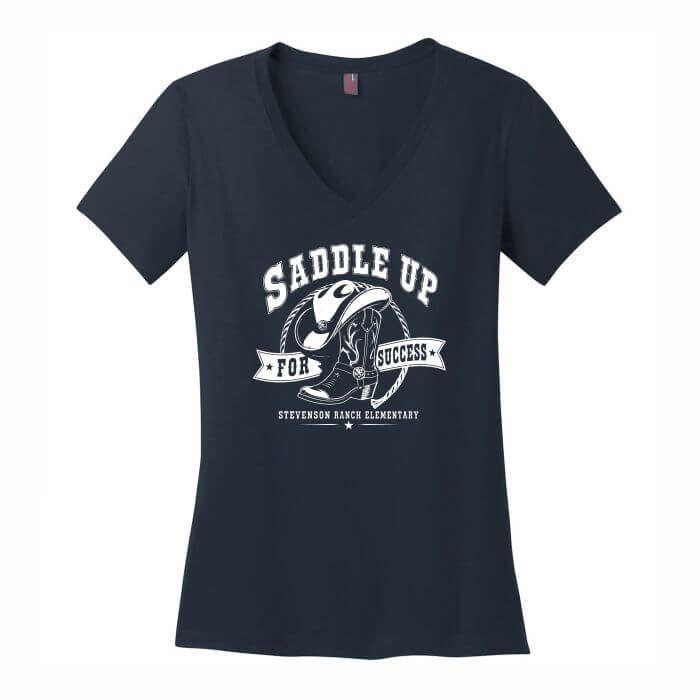 Navy lady vneck