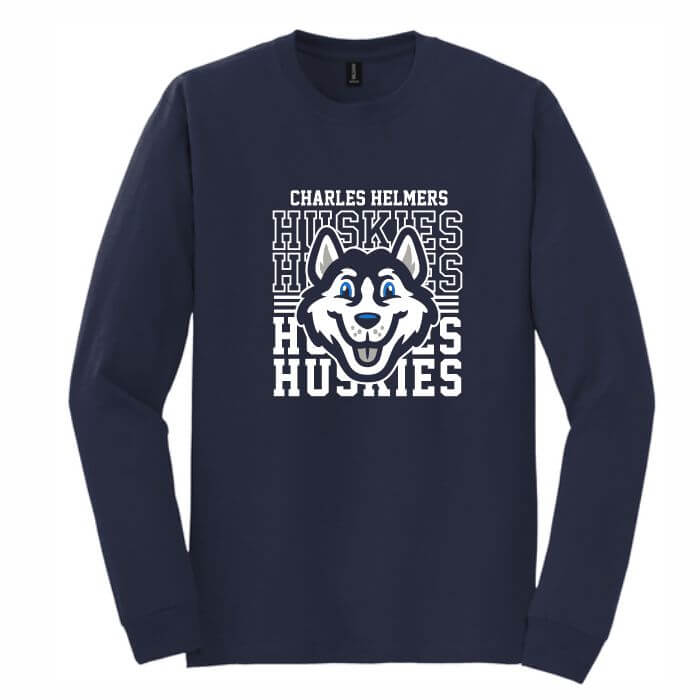 Navy longsleeve tee