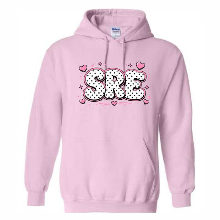 Pink hoodie