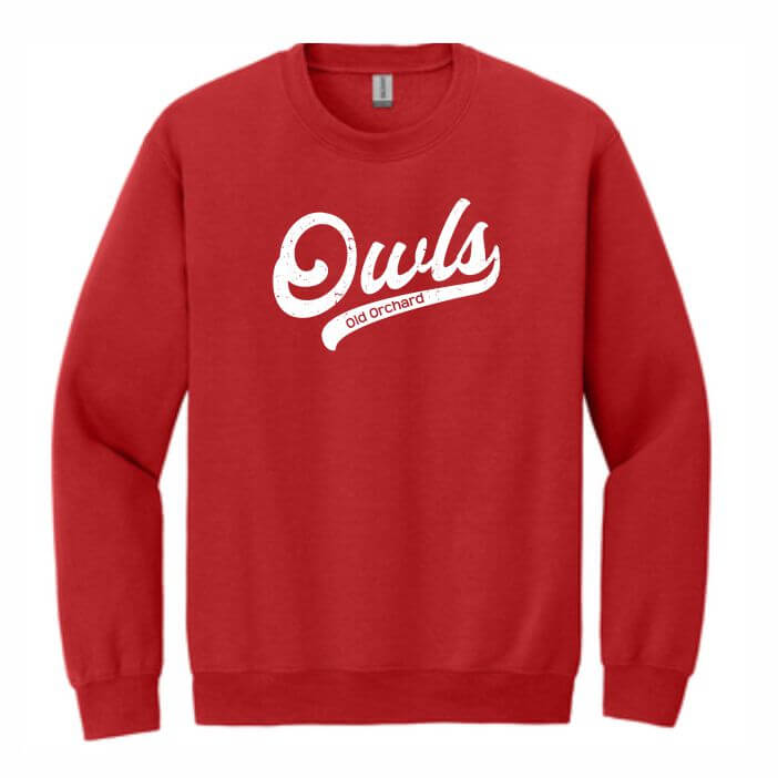 Red crewneck