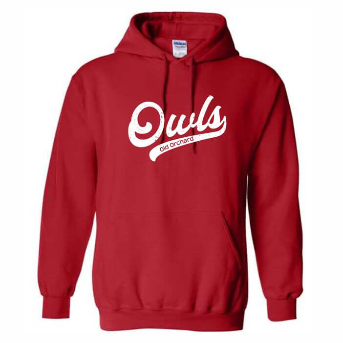 Red hood sweatshirt