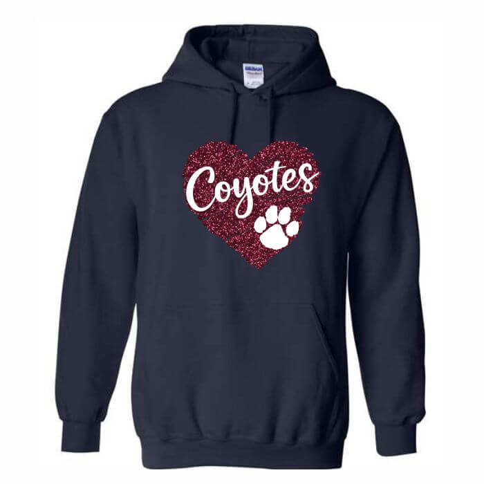 glitter hoodie