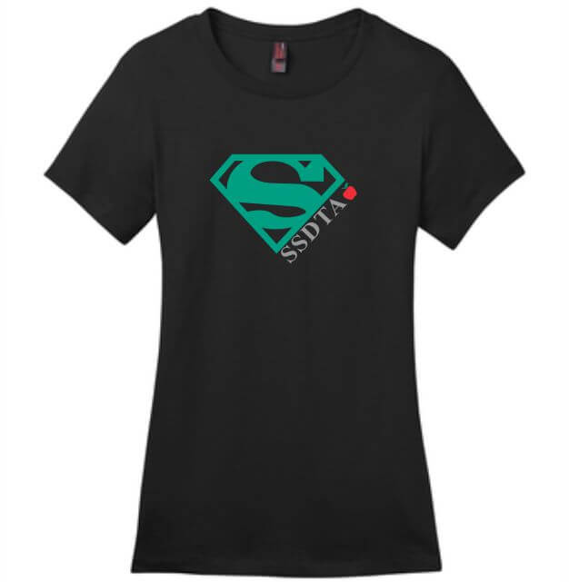 Black ladies crewneck sweatshirt