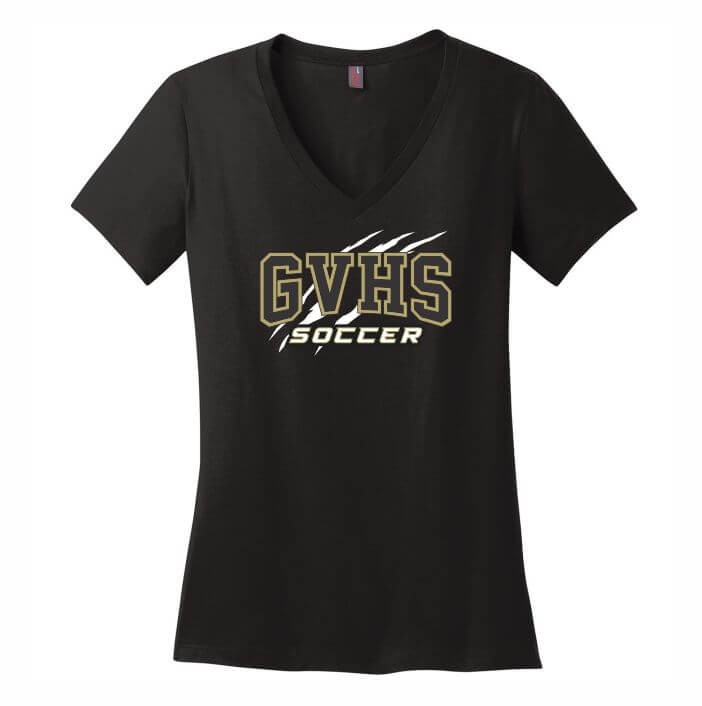 Black lady vneck