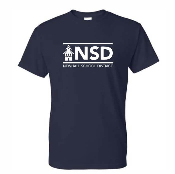 Navy Gildan big logo