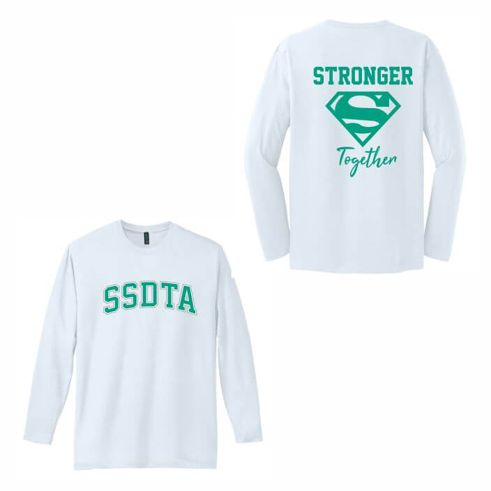 White FB longsleeve tee