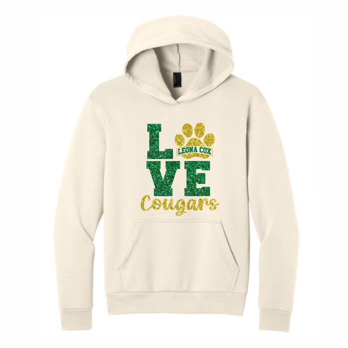 love hood glitter