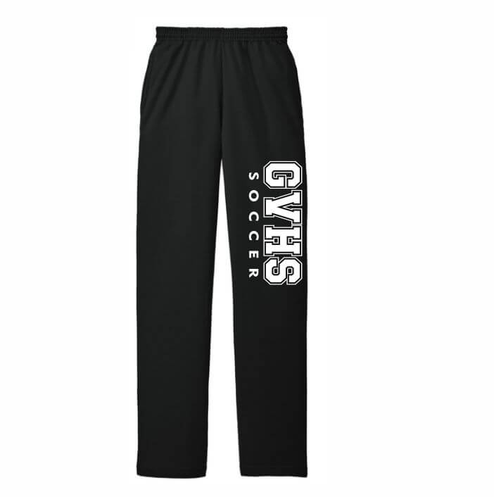 open bottom pants