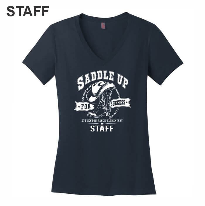 saddleup lady vneck
