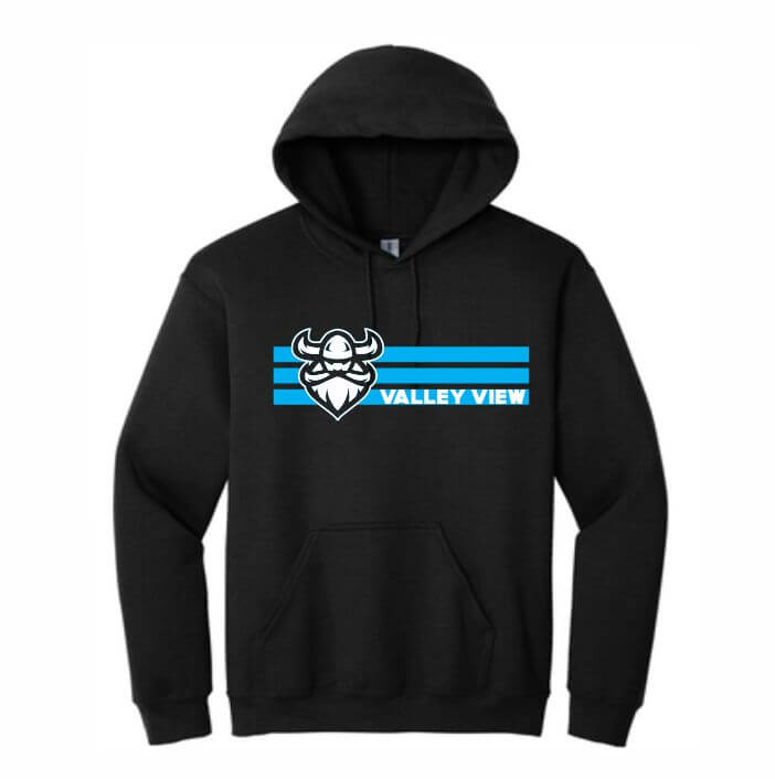 stripe black hood