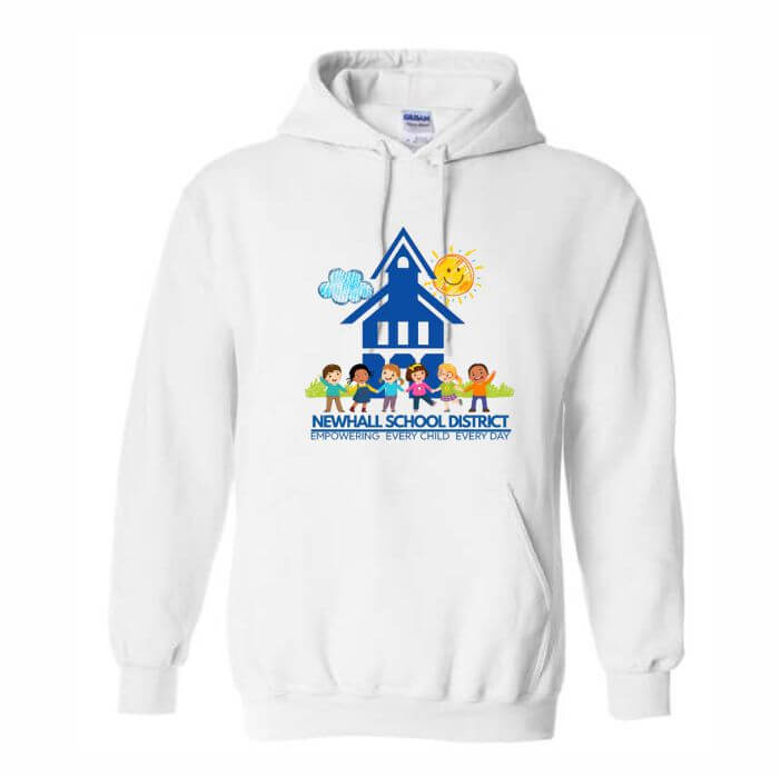 white hoodie