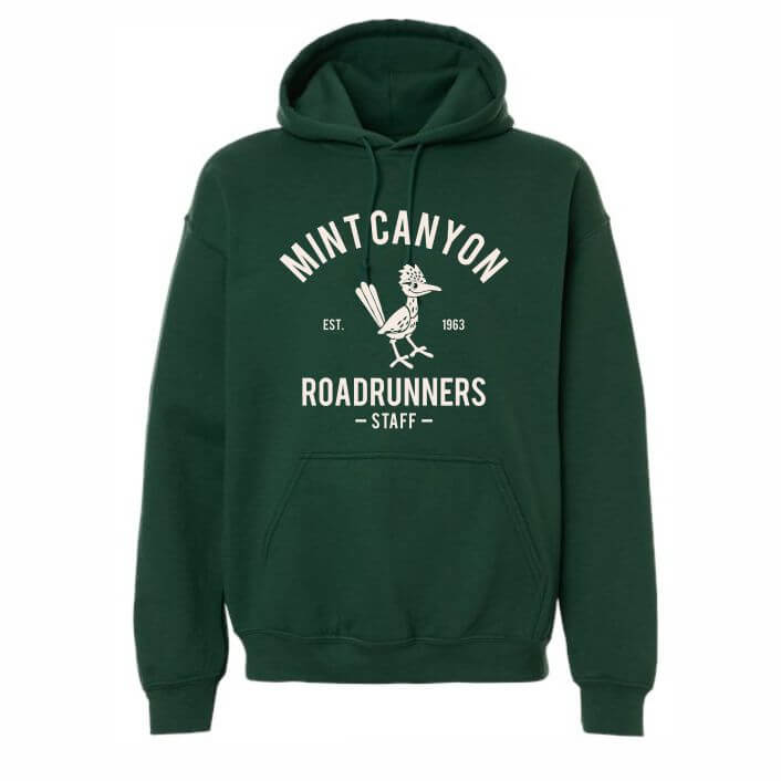 green hoodie