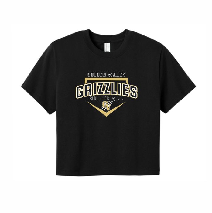 Black boxy tee